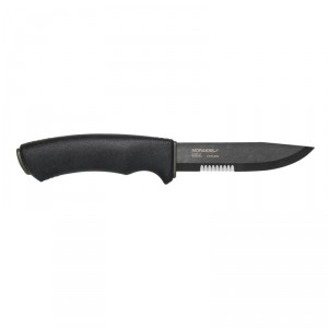 Нож Mora Bushcraft SRT Stainless Steel Fixed Blade Knife - Black NZ- BBS-SS-01 MORAKNIV